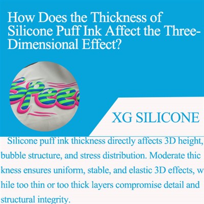 Kako debljina silikonske puf tinte utječe na tro{0}}dimenzionalni efekt?